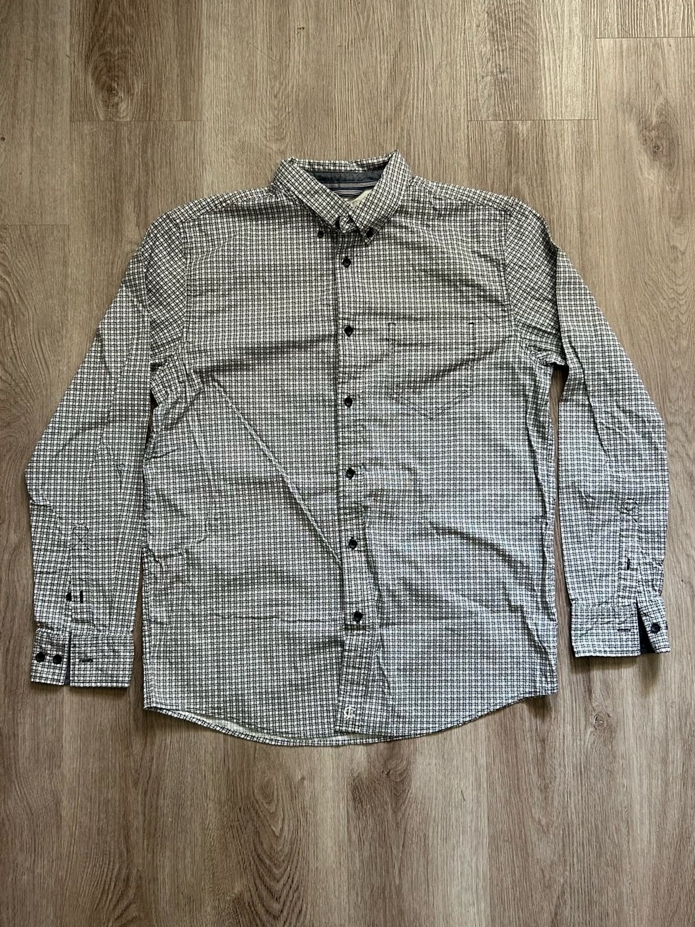 Cody James Black & White Checkered Button-Down